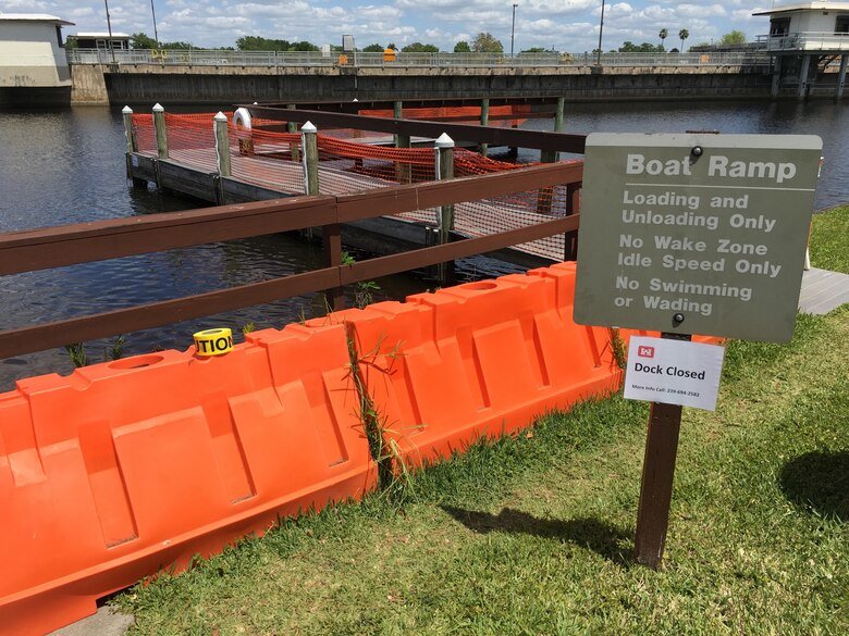 The courtesy dock at W.P. Franklin South Recreation Area is closed for repairs until further notice. Boaters may use the shoreline on the west side of the boat ramp to load and offload safely.